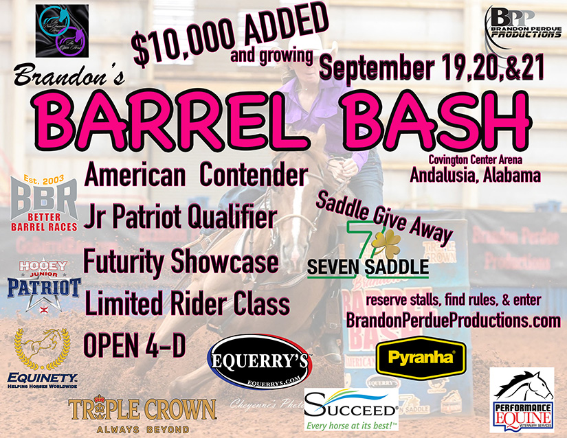 flyer for the fall barrel bash